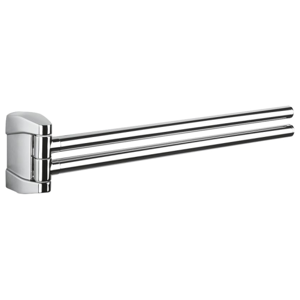 Полотенцедержатель COLOMBO DESIGN ROAD B8012 двойной цвет хром