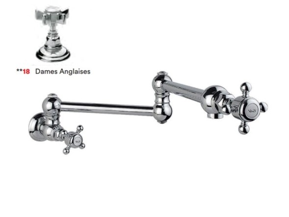 Nicolazzi Кран Dames Anglaises 1451 CR 18 цвет хром