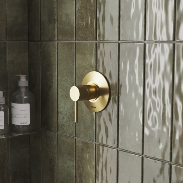 Paini 78PJ690 Смеситель для душа Кокс встраиваемый, брашированное золото