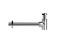 Gessi Сифон, Technical Accessories, бутылочный, 1 1#4", цвет Матовая латунь  01377#727