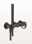Gessi Смеситель для душа, Anello, на 2 потребителя, цвет Бронза состаренная 63345#187