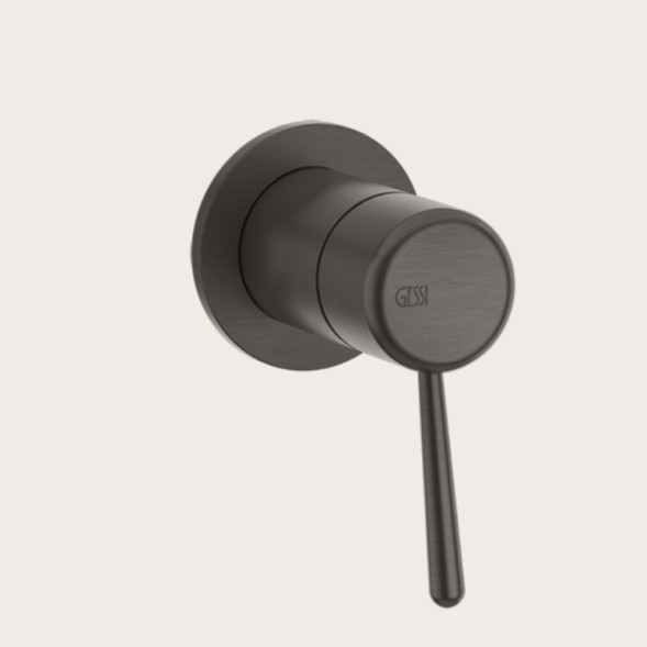 Gessi Смеситель для душа, Goссia, на 1 потребитель, цвет Черный брашированный металл