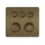 Gessi Смеситель для душа, Hi Fi Eclectic, на 3 потребителя, цвет латунь состаренная 65234#713