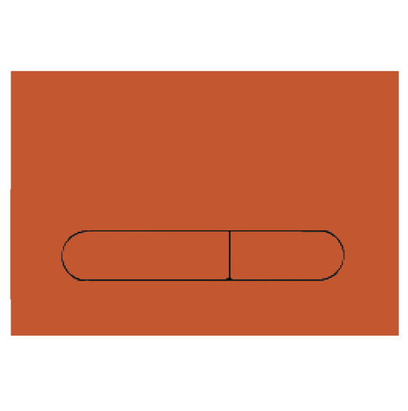 Клавиша смыва ISVEA Sotti для инсталляции Durezza цвет терракотовый матовый 54ST0118I