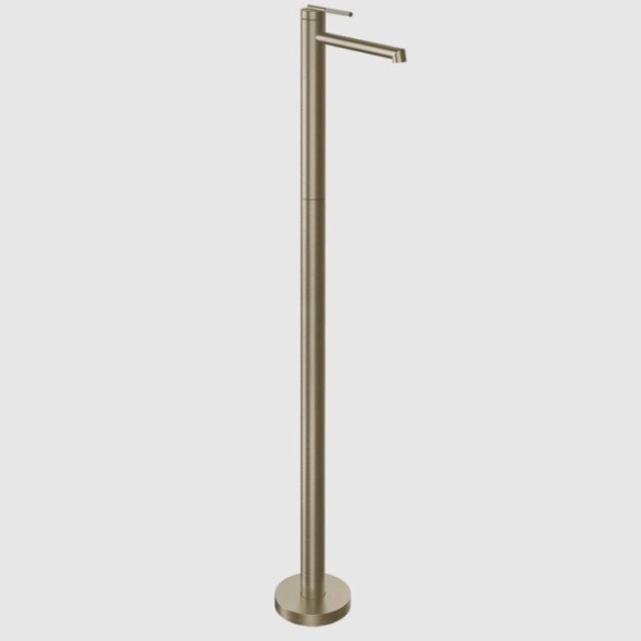 Gessi Смеситель для ванны, Ingranaggio, напольный, цвет Никель матовый 63593#149