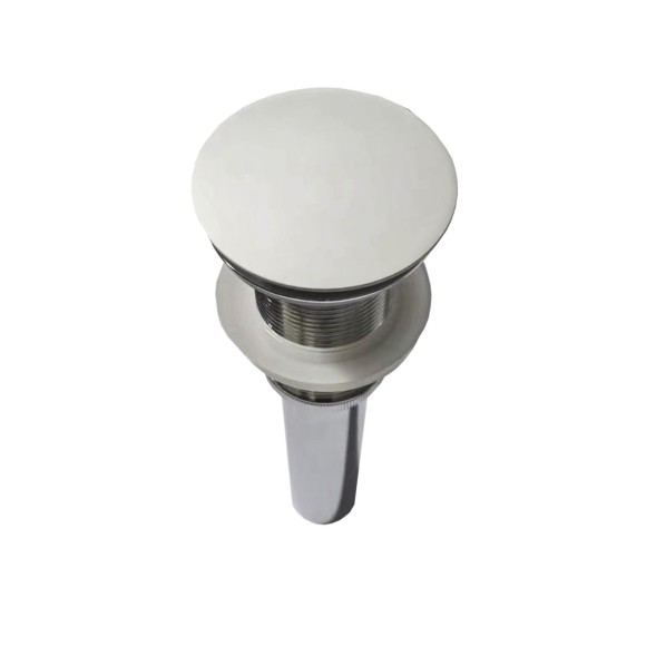 Vincea Донный клапан Солид Серфейс (Solid Surface)  DBS-616MW, белая матовая крышка, без перелива