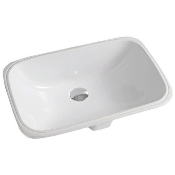 Раковина Artceram Nettuno  встраиваемая снизу без отверстий цвет белый NTL001 01 00