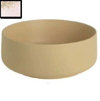 Раковина Artceram Cognac Quadro накладная  цвет белый/золото розовое COL001 01 85