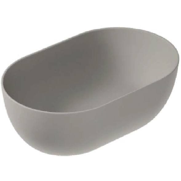 Раковина GALASSIA DREAM 7308 GM накладная без отв.,без слив/перелив, Серый матовый