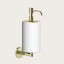 Gessi Дозатор для жидкого мыла, Ingranaggio, шгв 75*128*243, цвет дозатора Матовая латунь#белый  63813#727