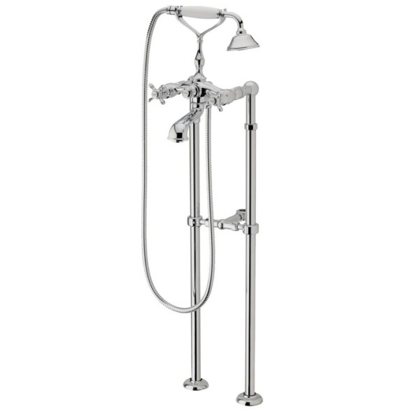 Смеситель для ванны напольный Webert Ottocento OT720801015, хром