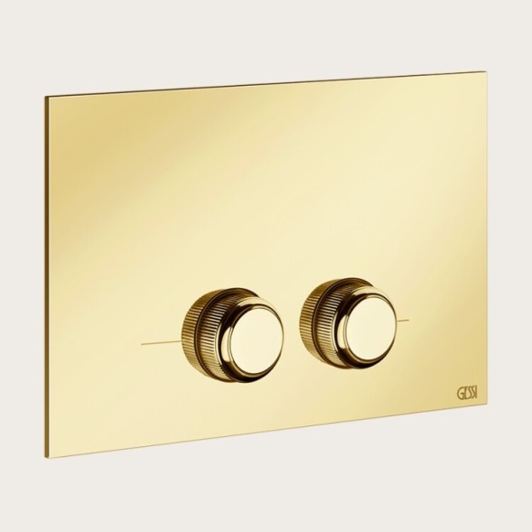 Gessi Клавиша смыва, VENTI20, для унитаза, шгв 215*17*145, цвет черный металл  54657#706