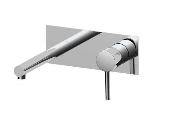 AQG Stick One, встраиваемый в стену однорычажный смеситель  для раковины, цвет хром