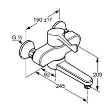 Смеситель KLUDI MEDI CARE 349200524