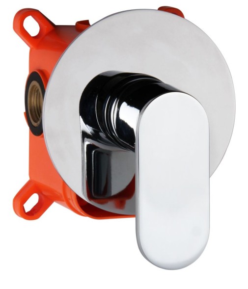 AQG Beta, встраиваемый смеситель для душа на 3 выхода, с дивертером, цвет черный матовый