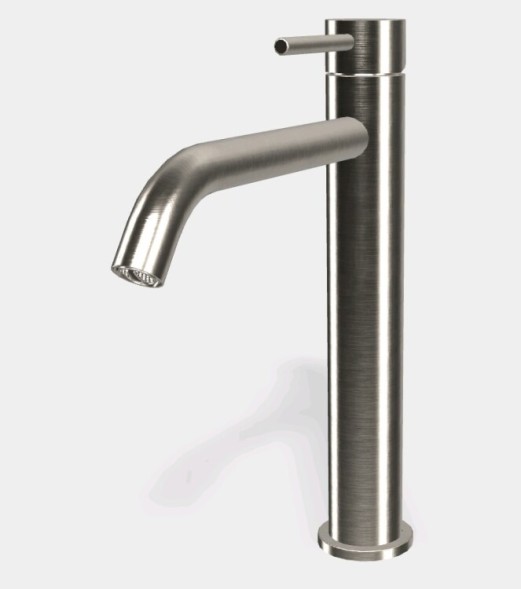 Смеситель для раковины, Fima Carlo Frattini, Spillo Up, цвет-никель брашированный F3031LXSSN.1