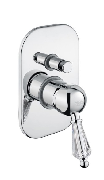 Fiore Imperiale Sky, встраиваемый в стену однорычажный смеситель для душа на 2 выхода, цвет бронза - Swarovski