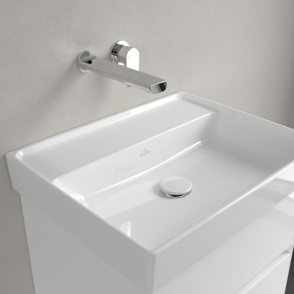 Villeroy&amp;Boch Раковина, Collaro, шгв 550*440*160, отверстия для смесителя-1 сквозное, 2 промаркированных, цвет-альпийский белый 4A335601