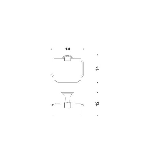 Держатель туалетной бумаги COLOMBO DESIGN HERMITAGE B3391 с крышкой цвет хром