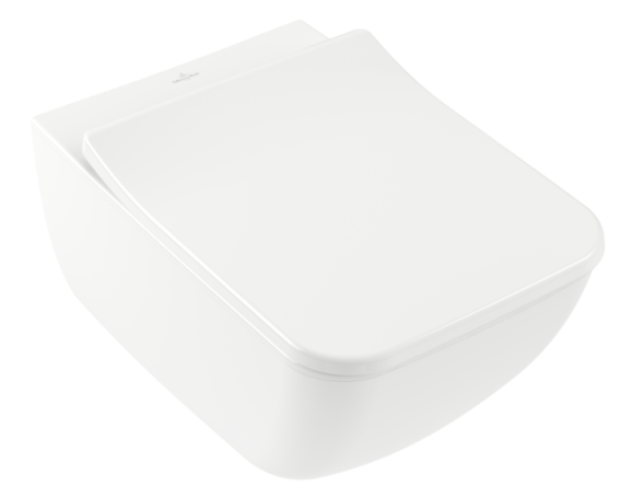 Villeroy&amp;Boch Унитаз, Venticello, подвесной, шгв 375*560*330, CeramicPlus, цвет-альпийский белый 4611R0R1