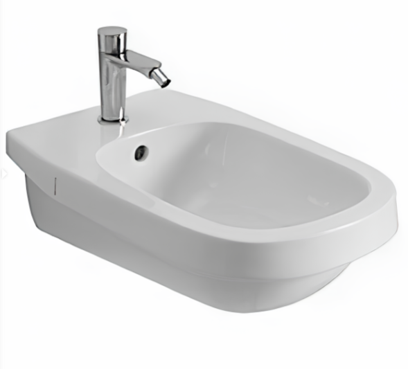 Биде HATRIA ABITO YXX701 подвесное цвет белый НАКЛАДКА ОБТЕКАТЕЛЬ ИДЕТ ОТДЕЛЬНО