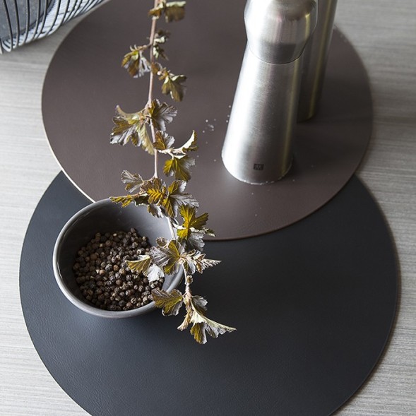 Плейсмат COLOMBO DESIGN ADJ 004.01/03 настольный двухсторонний цвет черный/серый