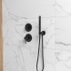 Paini 78PZ690 Смеситель для душа Кокс встраиваемый, брашированный чёрный