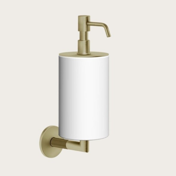 Gessi Дозатор для жидкого мыла, Ingranaggio, шгв 75*128*243, цвет дозатора медь брашированная