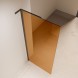 Vincea Душевая перегородка Волк-Ин (Walk-In) VLSW-1H900GSB, 900*2000, черный, стекло янтарь