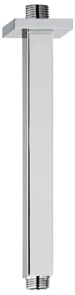 Emmevi, кронштейн для душа квадратный потолочный 20 см, цвет зачищенный никель C00699NS