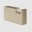Gessi Крючок, Inverso Rigato, шгв 15*60*35, цвет брашированный никель 73521#149