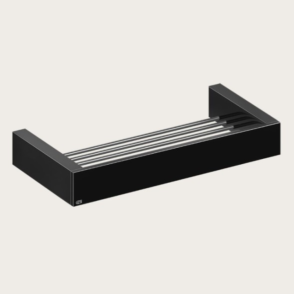 Gessi Полка, Rettangolo, шгв 315*120*35, цвет черный брашированный металл  20947#707