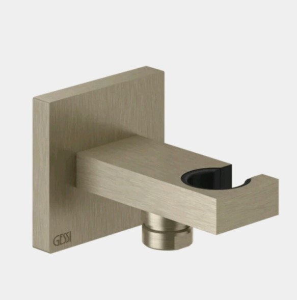 Gessi Шланговое подсоединение, Rettangolo shower, цвет медь брашированная  20161#708