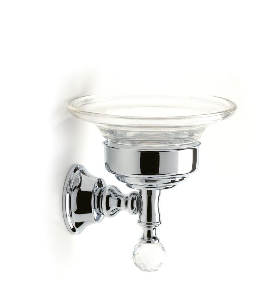 Stil Haus Smart Light, настенная стеклянная мыльница, цвет хром