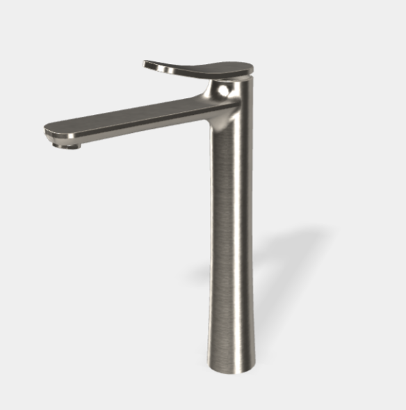 Смеситель для раковины, Fima Carlo Frattini, Flo', цвет-брашированный никель F3801/HSN