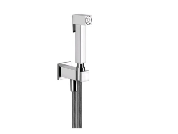 Gessi Гигиенический душ, Rettangolo, цвет Никель матовый 20021#149