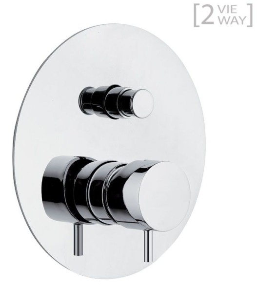 Daniel Tokyo, встраиваемый смеситель для душа с дивертером на 2 выхода, цвет хром