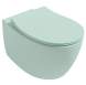 Унитаз ISVEA Sentimenti Neo подвесной ШГВ 363*510*400 цвет мятно-зеленый матовый 10AR02010-2T