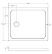 Душевой поддон 900х750 ISVEA прямоугольный цвет черный матовый 10DT97366-42N