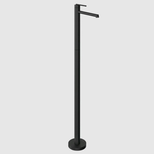 Gessi Смеситель для ванны, Ingranaggio, напольный, цвет черный матовый 63593#299