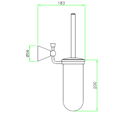 Nicolazzi Ёршик г 183 4890 AG цвет золото состаренное
