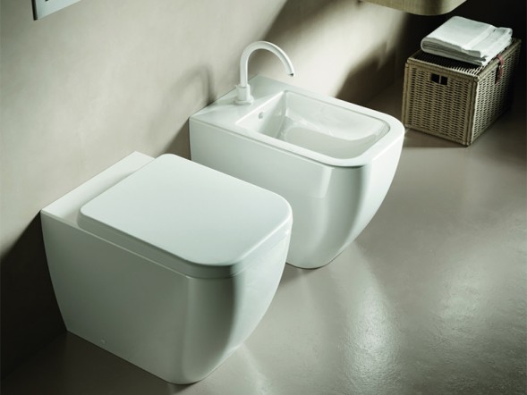 Биде HATRIA BIANCA Y1V901 напольное цвет белый