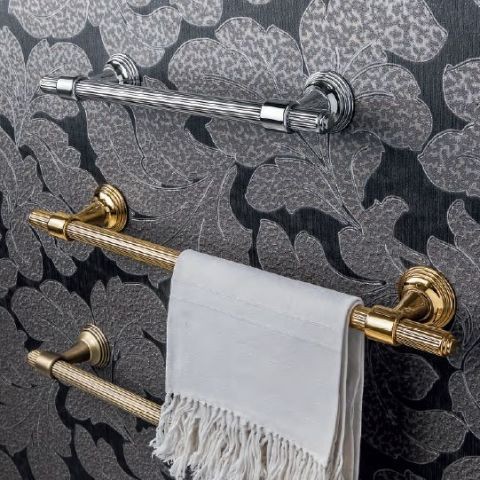 Полотенцедержатель COLOMBO DESIGN HERMITAGE B3310.OA широкий цвет античная латунь