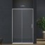 Vincea Душевая дверь Софт 2 (Soft 2) VDS-3SO2120CL, 1200, хром, стекло прозрачное
