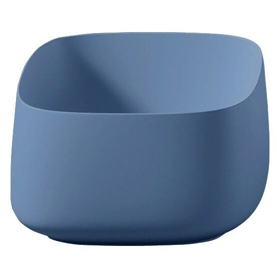 Раковина Artceram Cognac Quadro накладная без отверстий  цвет Blue avio COL006 38 00