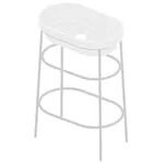 Консоль Artceram Fuori Scala металлическая для овальной раковины цвет белый матовый ACA055 05