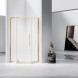 Vincea Душевой уголок Слим-Н (Slim-N) VSP-4SN100CLG, 1000*1000, брашированное золото, стекло прозрачное