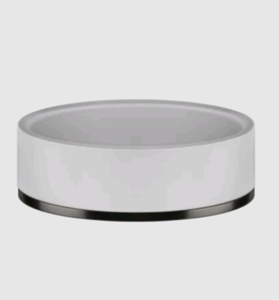 Gessi Мыльница, Inciso, шгв 115*115*35, цвет белый#брашированный никель 58525#149