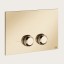 Gessi Клавиша смыва, VENTI20, для унитаза, шгв 245*17*155, цвет брашированная бронза PVD  54651#726
