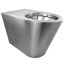 NOFER Унитаз напольный нерж. сталь  13013.S матовый